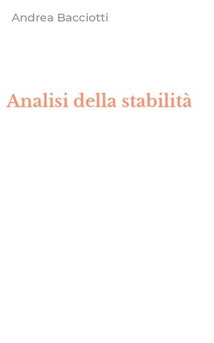 Analisi della stabilit&agrave;