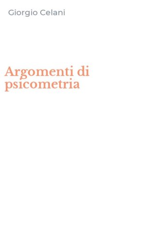 Argomenti di psicometria