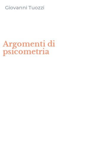 Argomenti di psicometria