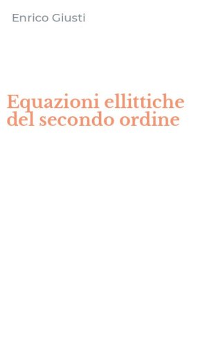 Equazioni ellittiche del secondo ordine