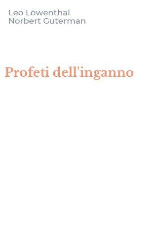 Profeti dell'inganno