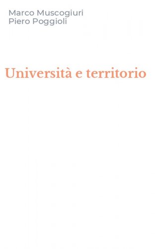 Universit&agrave; e territorio