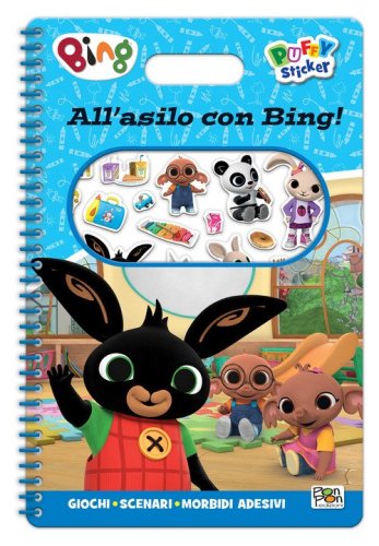 All'asilo con Bing. Puffy sticker
