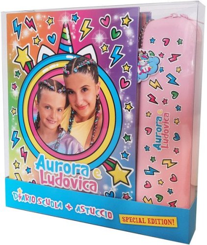 Aurora e Ludovica. Set scuola diario e astuccio