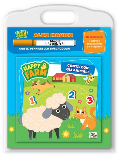 Conta con gli animali. Happy farm. Albo magico