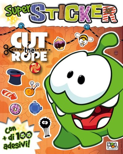 Cut the rope. Super sticker. Con adesivi