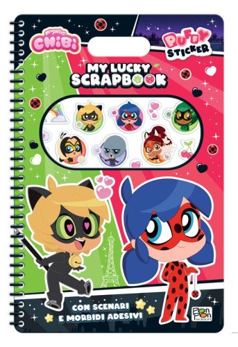 My lucky scrapbook. Miraculous Chibi. Puffy sticker