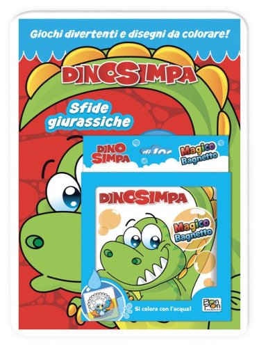 Sfide giurassiche-Magico bagnetto. Dinosimpa. Activity book
