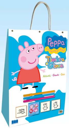 Timbra e gioca. Attivit&agrave;, giochi, quiz. Activity book 4. Hip hip urr&agrave; per Peppa!