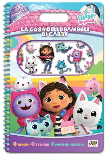 Una casa zampastica. La casa delle bambole di Gabby. Puffy sticker