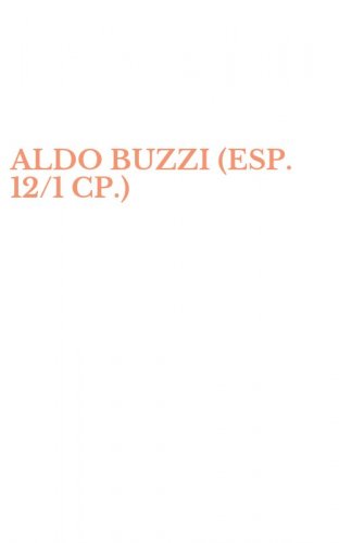 ALDO BUZZI (ESP. 12/1 CP.)