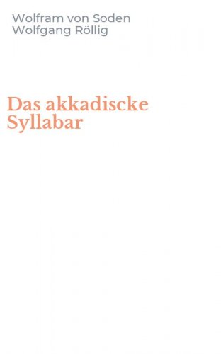 Das akkadiscke Syllabar