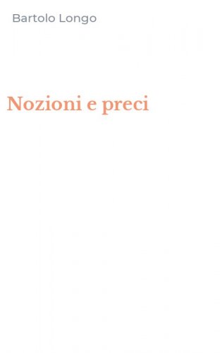 Nozioni e preci