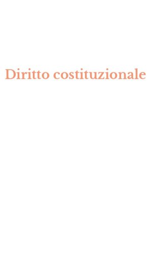 Diritto costituzionale