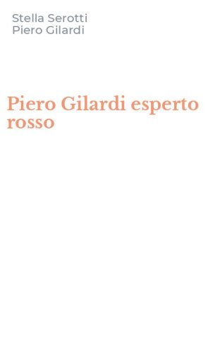 Piero Gilardi esperto rosso