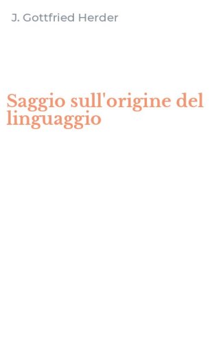 Saggio sull'origine del linguaggio