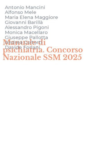 Manuale di psichiatria. Concorso Nazionale SSM 2025