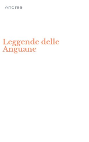 Leggende delle Anguane