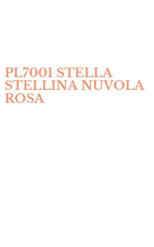 PL7001 STELLA STELLINA NUVOLA ROSA