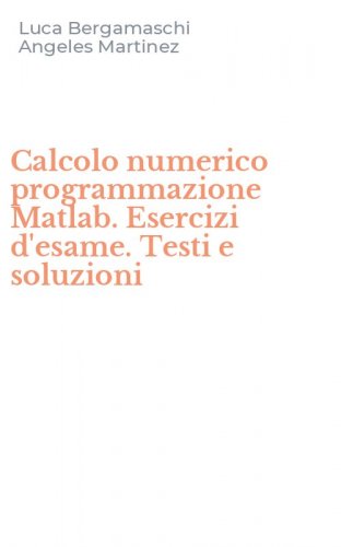 Calcolo numerico programmazione Matlab. Esercizi d'esame. Testi e soluzioni