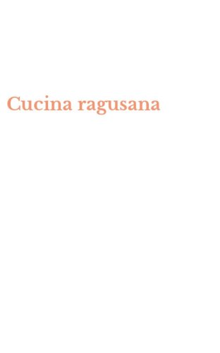 Cucina ragusana