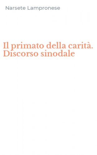 Il primato della carit&agrave;. Discorso sinodale