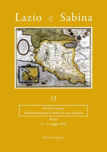 Lazio e Sabina. Atti del Convegno (Roma, 25-27 maggio 2022)