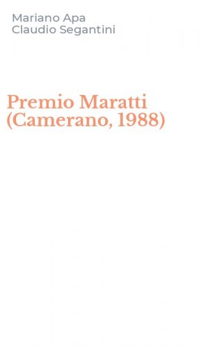 Premio Maratti (Camerano, 1988)