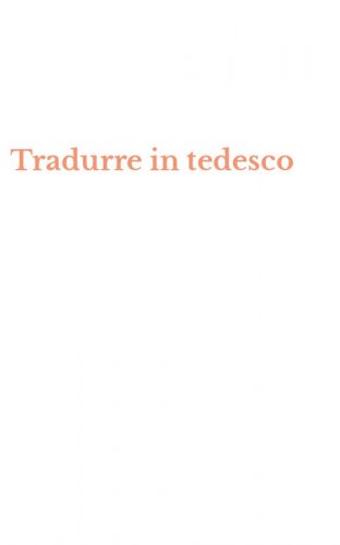 Tradurre in tedesco