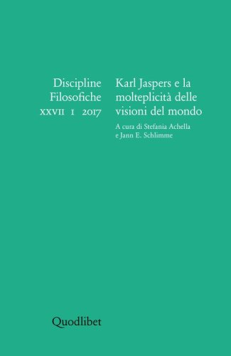 Discipline filosofiche