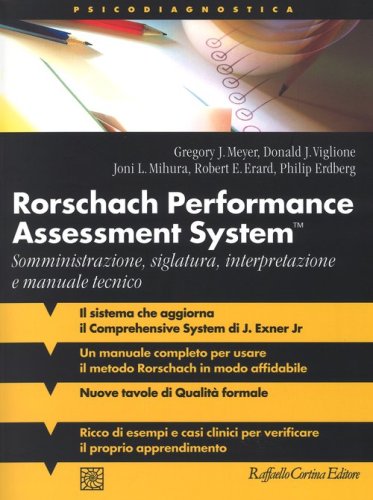 Rorschach performance assessment system. Somministrazione, siglatura, interpretazione e manuale tecnico - INTERPRETAZIONE E MANUALE TECNICO
