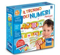 Il trenino dei numeri Montessori. Happy