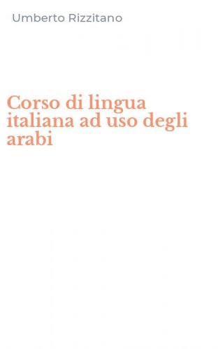 Corso di lingua italiana ad uso degli arabi