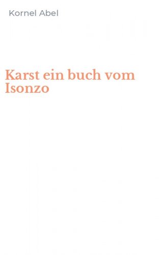 Karst ein buch vom Isonzo