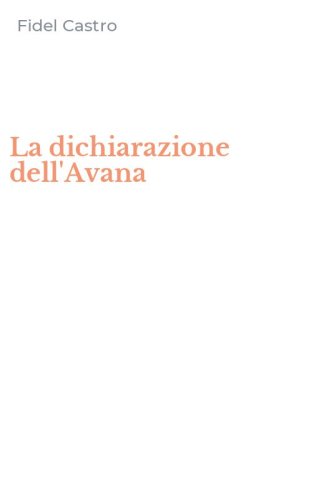 La dichiarazione dell'Avana