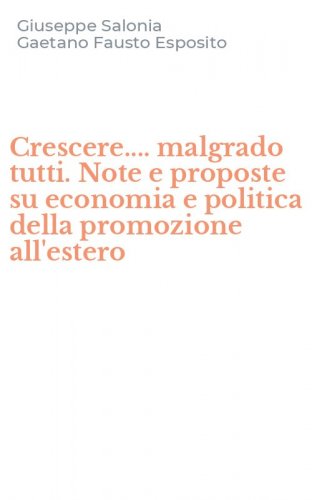 Crescere.... malgrado tutti. Note e proposte su economia e politica della promozione all'estero