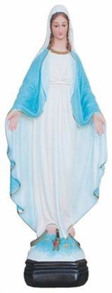STATUA MADONNA MIRACOLOSA - Altezza 40 cm