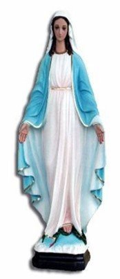 STATUA MADONNA MIRACOLOSA - Altezza 60 cm