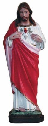 STATUA SACRO CUORE DI GESU' - Altezza 40 cm