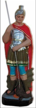 STATUA SAN GIORGIO - Altezza 30 cm