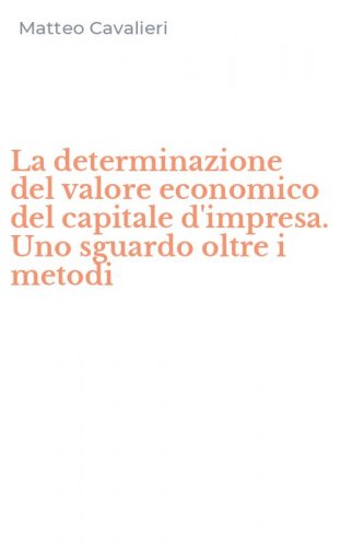 La determinazione del valore economico del capitale d'impresa. Uno sguardo oltre i metodi