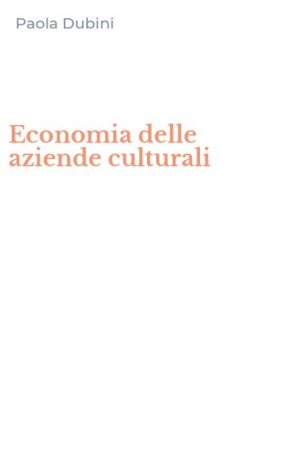 Economia delle aziende culturali