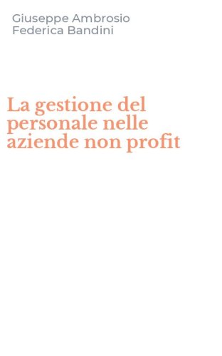 La gestione del personale nelle aziende non profit