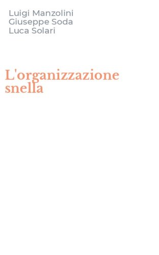 L'organizzazione snella