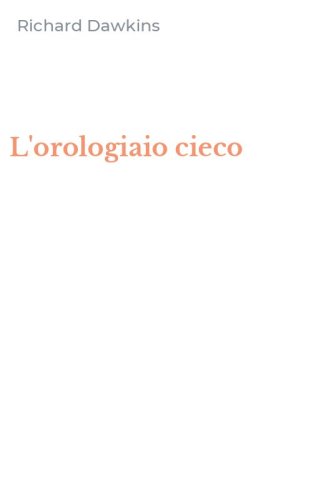 L'orologiaio cieco