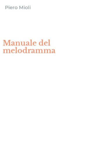 Manuale del melodramma