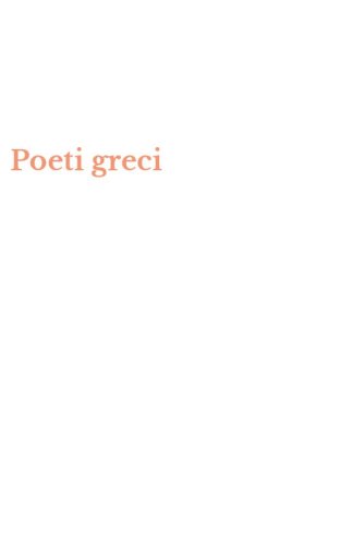 Poeti greci