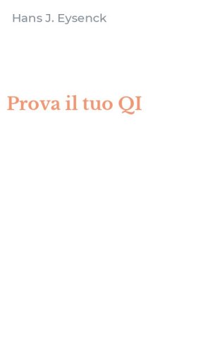 Prova il tuo QI