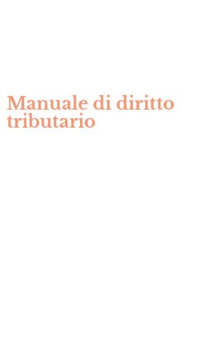 Manuale di diritto tributario
