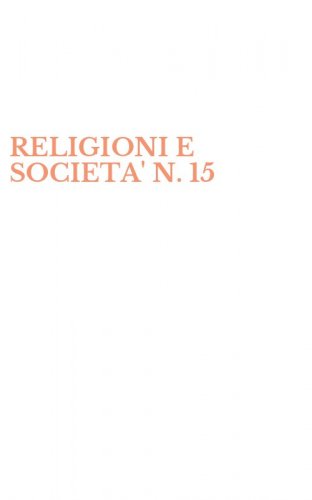 RELIGIONI E SOCIETA' N. 15